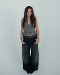 "Double Knee" Denim - BLACK