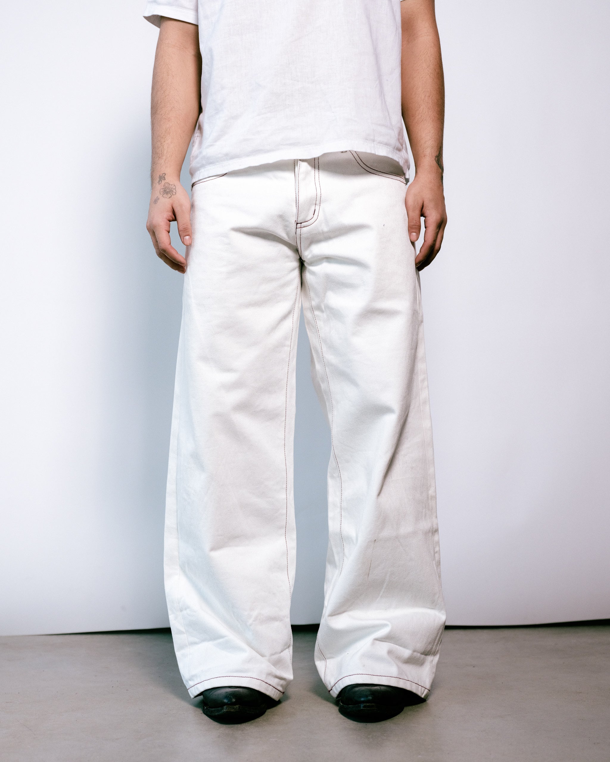 "Arrowback" Selvedge Denim -  CREAM