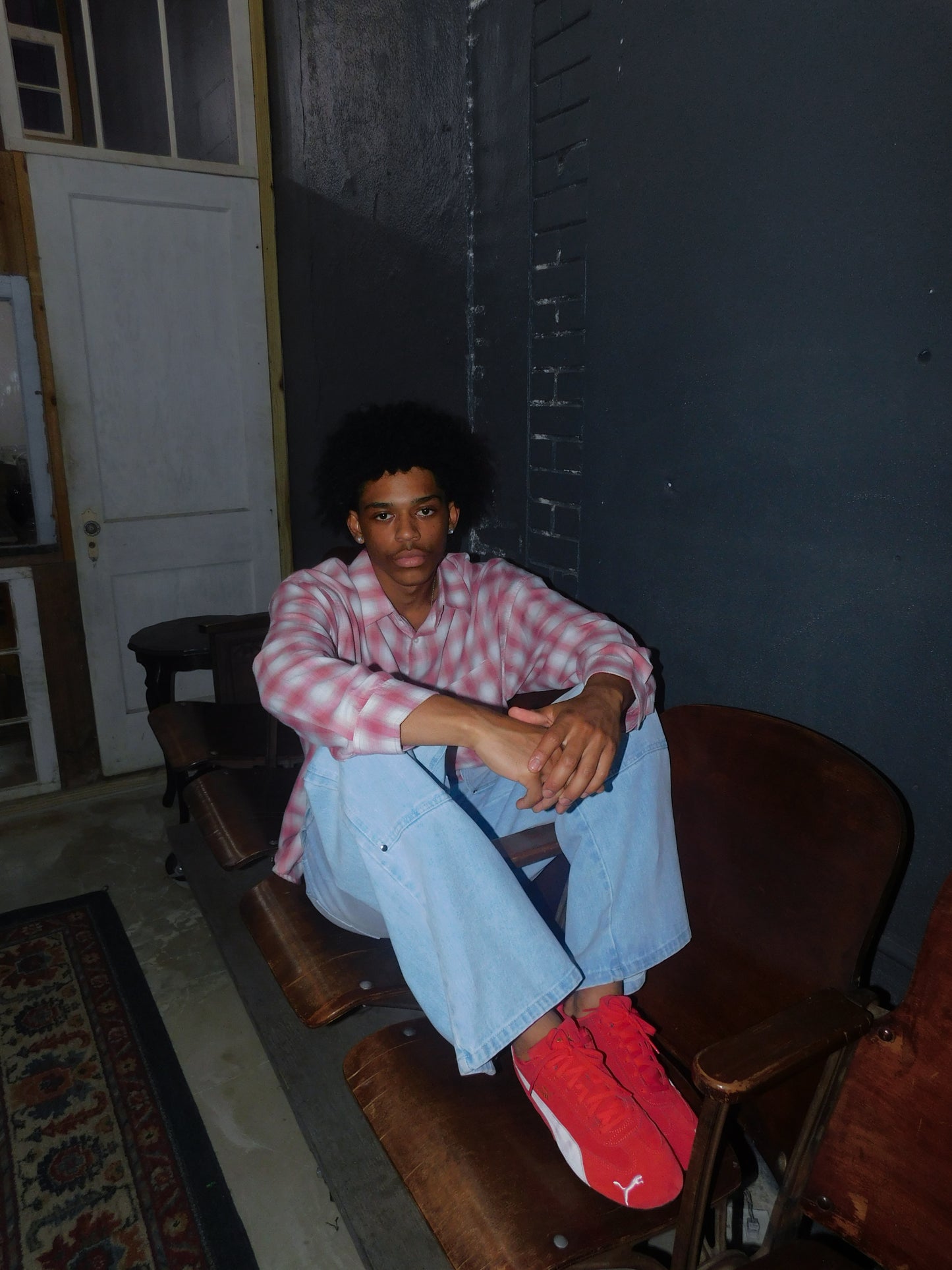 "double knee" denim