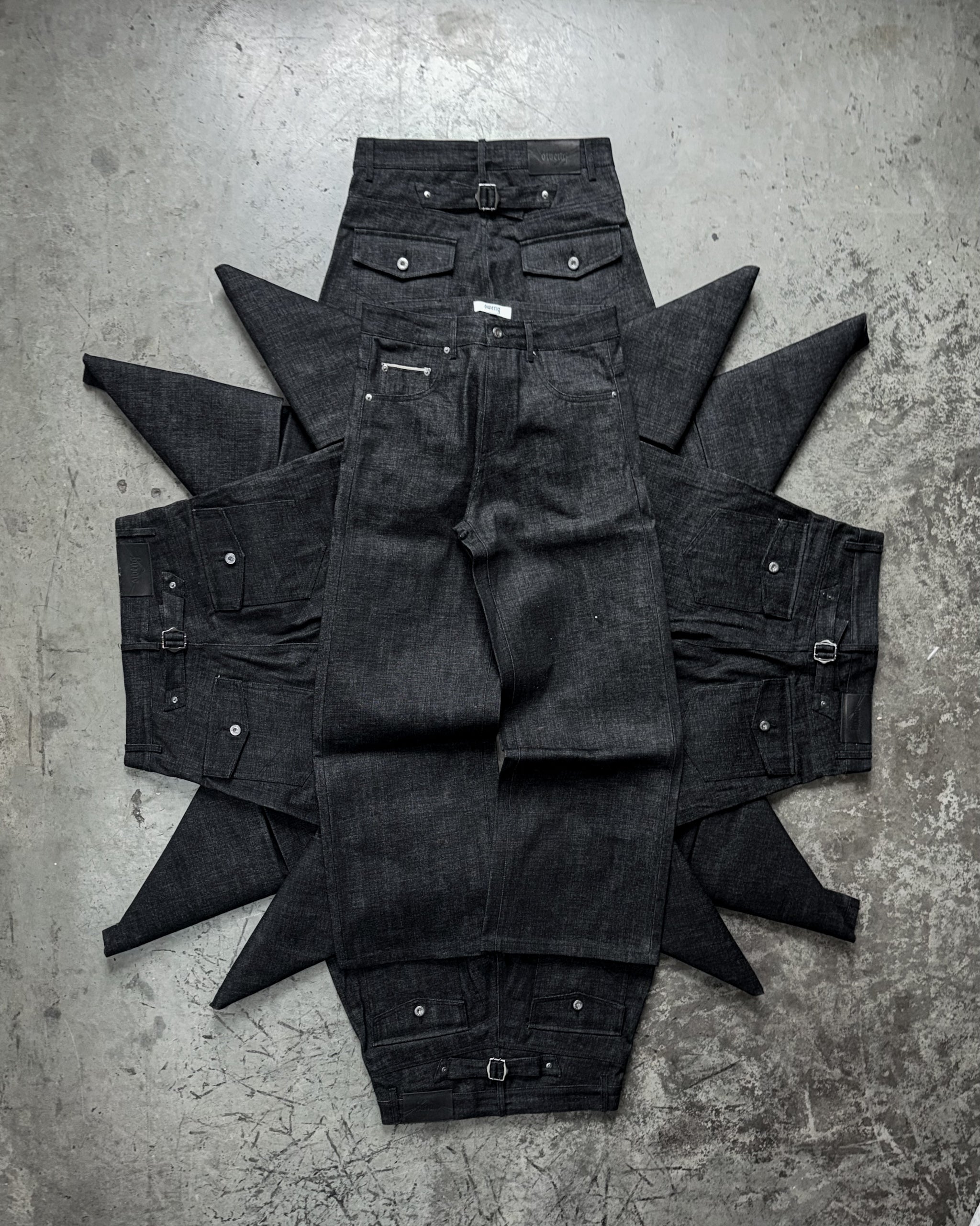 Arrowback Selvedge Denim - "CARBON"